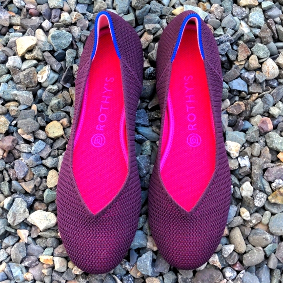 Rothy's | Shoes | Rothys Berry Lattice Stitch Round | Poshmark